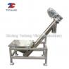 Stainless Steel 304 Inclined Screw Feeder , Industrial Powder Auger Feeder