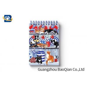 Spiral Binding 3D Lenticular Personalised Stationery Notebooks Cartoon Pet Hardcover