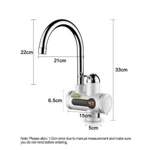 China 304 Stainless Instant Electric Water Heater Tap IPX4 Deck Mounted Kitchen Faucet supplier