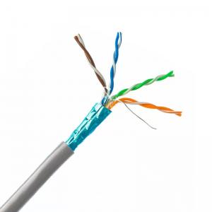 China HDPE Copper Shielding Ethernet Lan Cable , DJX Data Cable Cat5e Utp 26awg 4 Pairs supplier