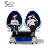 Double Seater Virtual Reality Capsule , Free Vision 9D Egg Cinema For Adult