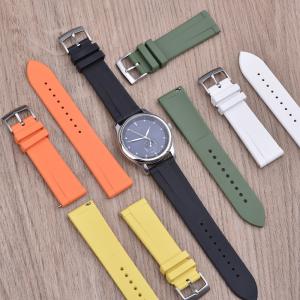 JUELONG RTS T-Pattern Design 20mm 22mm FKM Rubber Watch Strap With Quick Release Bracelet Strap Watch Rubber