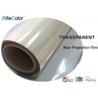 China Rear Projection Holographic Screen Film / Transparent Rear Projector Film on sale
