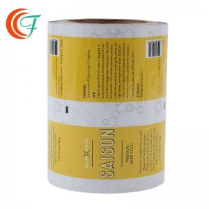 China Heat Sealable Laminated Roll Film Dish Washing Liquid Sachet Clear Film Roll Aluminum Package supplier