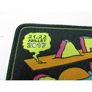China Decorative Cool Embroidered Motorcycle Patches Colorful Dry Cleanable supplier