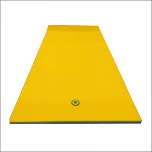 China Colored Floating Splash Mat , Roll Up Floating Mat Tear Stop Nylon Inner Matrix wholesale