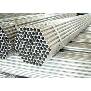 Hot Dipped Round Steel Pipe / GI Pipe Pre Galvanized Steel Pipe Tube 5.8m 6m Length