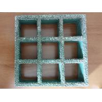 China Green Fiber Glass Material 38*38*38mm Thickness Sanded Frp Grating Anti Slip Grille on sale