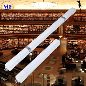 China 50W 6000K LED Tri-Proof Light CCT ajustable con material plástico IP66 lámpara impermeable para fábrica y almacén supplier