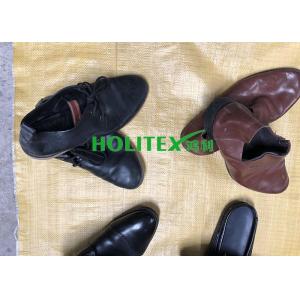 Holitex Used Mens Leather Shoes , Leather Material Second Hand Sandals