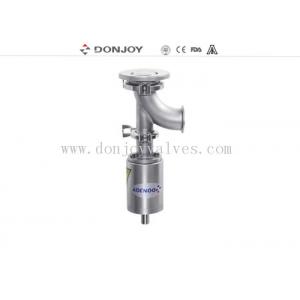 Clamp Connection Sanitary Tank Bottom Valve 3 Inch Size SS316L Material
