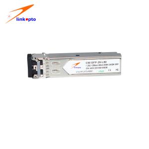 China Módulo de SFP de Ethernet del módulo del transmisor-receptor de CWDM 1.25G 1290nm los 80km con DDM supplier