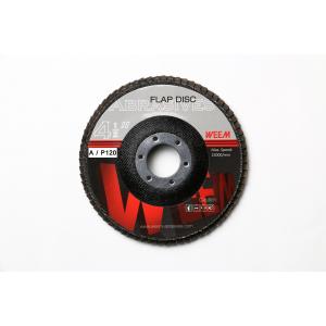 WEEM Aluminum Oxide Abrasive Flap Discs 4.5inch Type 27 For Angle Grinders