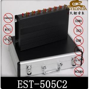 China Power Adjustable Cell Phone Signal Jammer / cell phone Signal Booster supplier