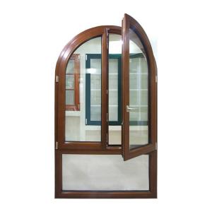 KDSBuilding Half Circle Wooden Glass Wood Casement  Arch Windows Wood Sash Window