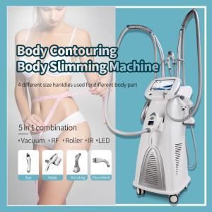 4 Handles Vela Shape Machine Rf Vacuum Cavitation Cellulite Removal