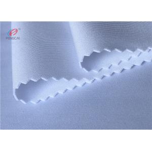 4 Way Stretch 92 Polyester 8 Spandex Fabric , Double Knitted Air Layer Sandwich Scuba Fabric