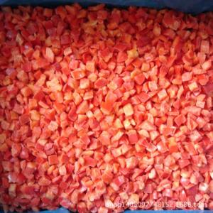 China New crop frozen red pepper dice, all kinds of size, frozen diced red pepper supplier