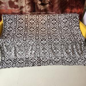 China 100 Percent Polyester Flannel Print Blanket For Bed Sets / Bathrobes Shrink Resistant supplier