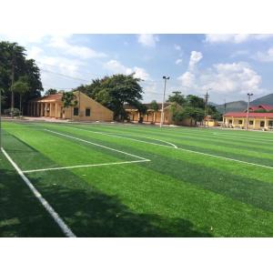 China PE Football Artificial Turf With Strong Stem Yarn And Strong Backing wholesale