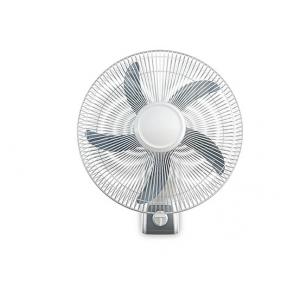 White Small Wall Mounted Electric Fan 90 Degree 3 - Speed Low Noise
