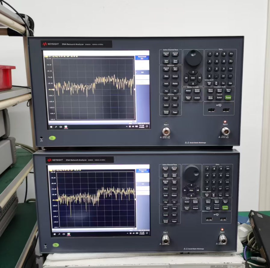 China Analyseur de réseau vectoriel de paillasse abordable Keysight E5063A avec jeu de test à 2 ports et plage de 100 kHz à 18 GHz wholesale