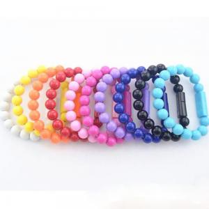 Buddha beads Micro USB Phone Charger Cable Univeral Data Sync Bracelet Charging Cable