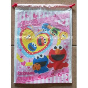 Lovely Printed Drawstring Plastic Bags With Disney Cartoons For Children Toy