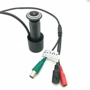 China 1080P 4 em 1 câmera análoga do cctv da segurança interna da lente da câmera 1.78mm Fisheye de AHD TVI CVI CVBS mini para a porta supplier