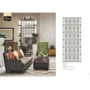Foshan Factory Black Mirror Laser Cut  Stainless Steel Partition Screen With Different Designs