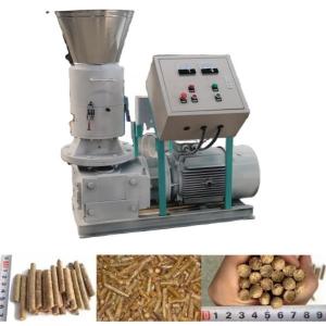 China Moving Roller Biomass Sawdust Pellet Machine Wood Pellet Mill For Pellet Making Flat Die Pellet Machine supplier