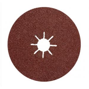 Brown Resin Fiber Sanding Discs Coated Abrasives Fiber Disc For Angle Grinder