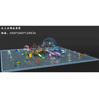China 1400㎡ Medium Aqua Park Anti UV Fiberglass Water Park Design For Resort Residential on sale