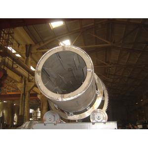 Soda Rotary Barrel Hot Air Dryer Machine Nantural Gas / Coal Heating Method