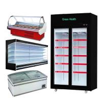 China Multi-Deck Chillers With Doors Refrigerated Display Cabinets Cooler Open Freezer For Supermarket on sale