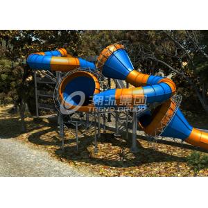 Newest Amusement Waterpark Equipment Giant Fiberglass Constrictor Slide for Theme Water Park