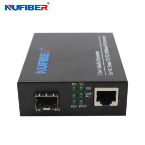 10/100Mbps SFP to RJ45 Converter Fast SFP Media Converter DC5-12V