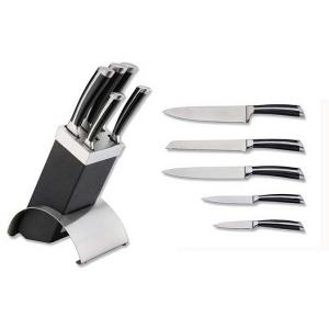 Professional Chef Knife Set  And Forged Kitchen Knives With Knife Black