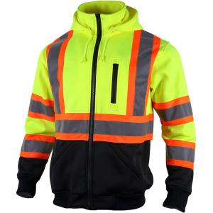 Long Sleeve Reflective Safety Hoodies Hi Vis Reflective Hoodie Mens