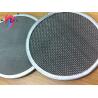 Plain Weave Stainless Steel Wire Mesh Panels , Metal Mesh Fabric 25 50 100