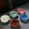 China Color Intrigue Kitchen Ceramic Bowls Coloful Plate Tea Set Persimmon Shape wholesale