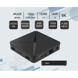 Amlogic 905x OTT Android TV Box 4K Streaming Player 3840*2160px