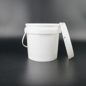China 4L Round Plastic Pail Reusable Storage Container For Home And Business supplier