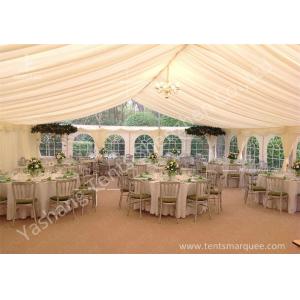 China Wedding Reception Marquee / Luxury Wedding Marquee Tent with Anodized Aluminum wholesale