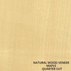 American Natural Maple Wood Veneer Quarter Cut Thickness 0.5mm Good Quality For Furniture And Musical Instrument