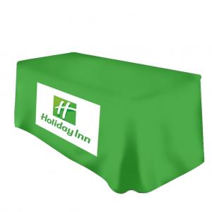 China Customized fabric table cloth/tradeshow table cloth for advertising supplier
