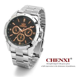 China CHENXI Branding Watches Rose Gold 019A Stainless Steel Watch Quartz Movement Watches Man Business Watch supplier