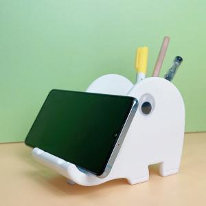 China Elephant Shaped Silicone Rubber Mobile Phone Holder Pen Holder supplier