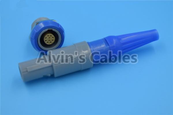 10 Pin LEMO Connector PAG / PLG Unique Location LED Power Connector Camera Connector