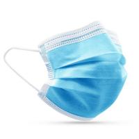 China Extremely Soft Disposable Face Masks / Disposable Blue Earloop Face Mask on sale